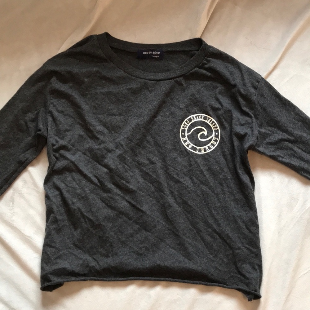 Cropped beach cover up